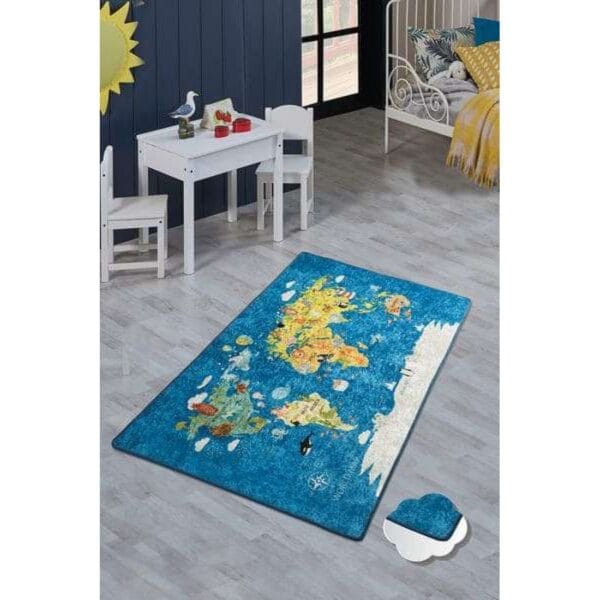 Covor Copii World Map