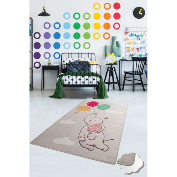 Covor Copii Elephant Balloons GRI