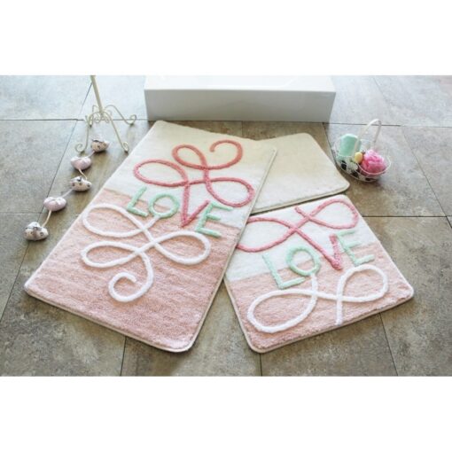 LOVE Set 3 Covorase de baie