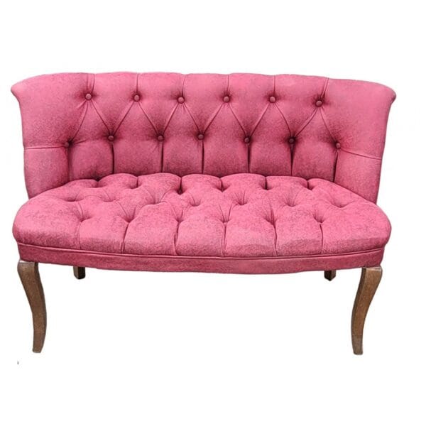 Canapele Milan Queen, Bordo, Tapitat Textil, Cadru si Picioare Lemn