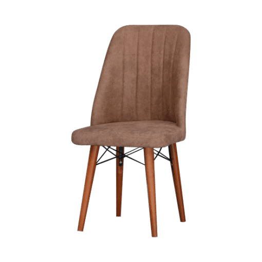 Scaun tapitat dining/bucatarie, Regal Verde,Maro Menta, material textil, cadru metal, picioare Lemn - imagine 3