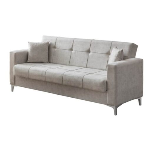 Canapea extensibila Zenveri LUNA, 3 locuri, 225x115x85 cm, culoare Crem - imagine 3