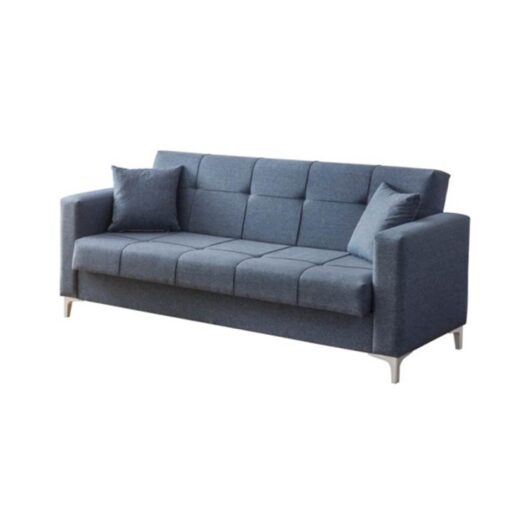 Canapea extensibila Zenveri LUNA, 3 locuri, 225x115x85 cm, culoare Marin - imagine 2