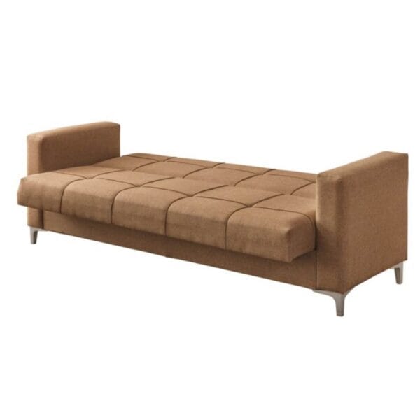 Canapea extensibila Zenveri LUNA,3 locuri, 225x115x85 cm, culoare Maro-Cappucino - Görsel 5