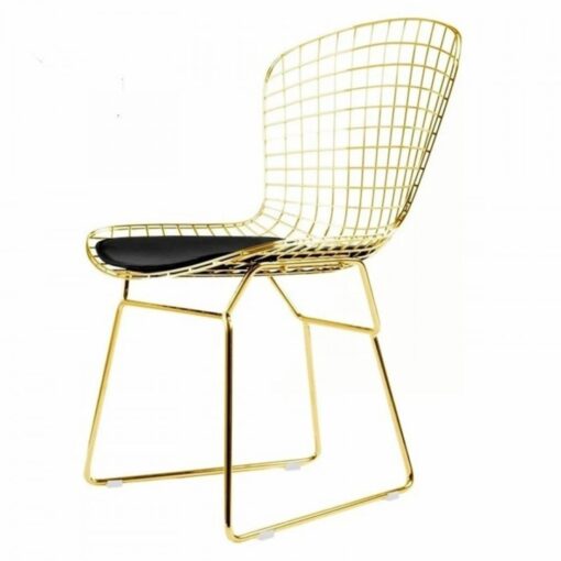 Scaun Golden Arcedia, Metal auriu, Perna Antrazit Gri, 55 cm x 45 cm x 80 cm