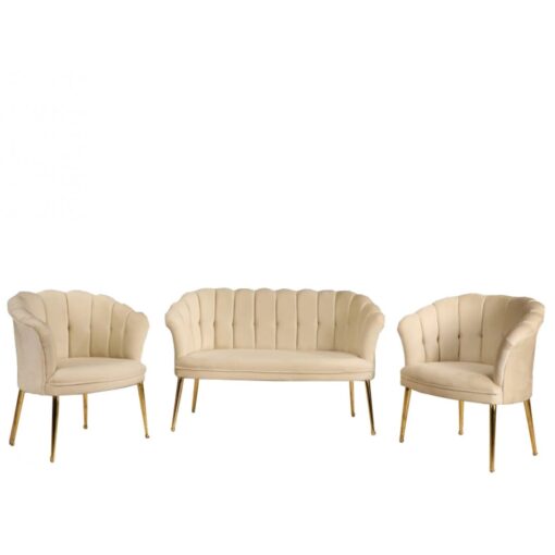 Set Canapele Paris Royale Coffee Set Cappucino-Crem - imagine 3
