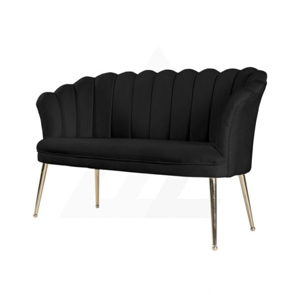 Set Canapele Paris Royale Coffee Set Negru - Görsel 4