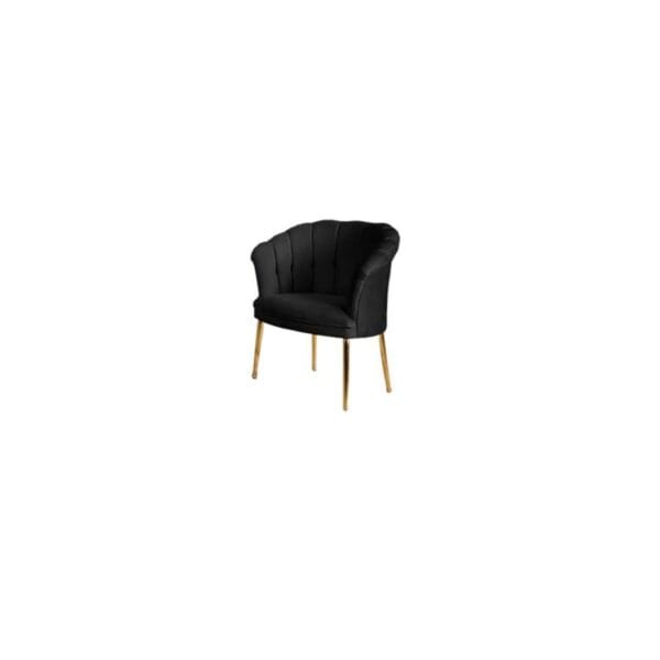 Set Canapele Paris Royale Coffee Set Negru - Görsel 5