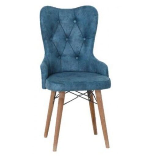 Scaun tapitat dining/bucatarie, ELVIRO Albastru,Bordo,Crem,Gri material textil, cadru Lemn