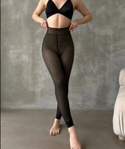 Colanti termo captuseala groasa, Poliester, 20 DEN, 36-40 EU Standard