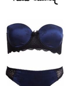 Alternative view of Pierre Cardin -4218 Latoya Sutien din satin, cu cupă plină,  Albastru