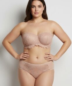 Lemariz Set sutien și chiloți din dantelă 6635 fără burete pudră