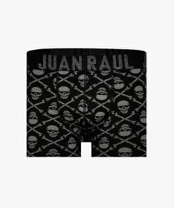 Alternative view of Zenveri Boxeri bărbătești cu model Craniu Negru– Juan Raul